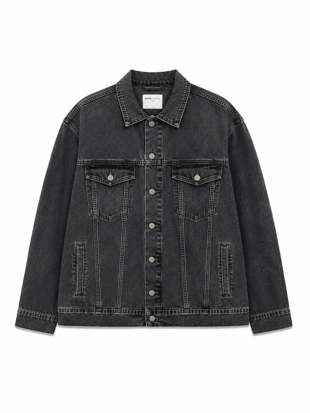ASOS CURVE Black Jean Jacket
